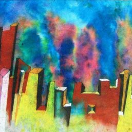 Apocalypse
1998-2001
rijstpapier, ecoline, pastelkrijt, oostindische inkt
66 x 42 cm
