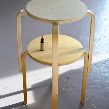 Stackablity
Triplex   
Reuse of Ikea's Frosta stripped of metal parts   
Private collection
2017