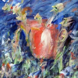 Kan
Acrylverf op papier
50 x 65 cm
Particulier bezit
2014